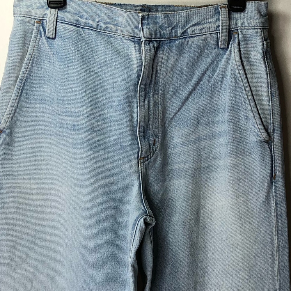 AGOLDE Shona Trouser Jeans Light Wash Blue Women Sz 27 Classic Casual Office - Picture 5 of 9
